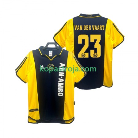 Billiga Fotbollströjor AFC Ajax VAN DER VAART 23 2000 2001 Retro Borta tröja Kortärmad